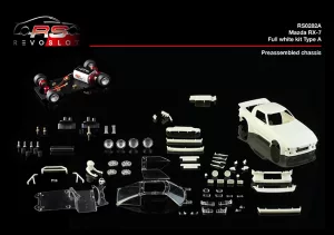 RS0282A Mazda RX-7 white kit